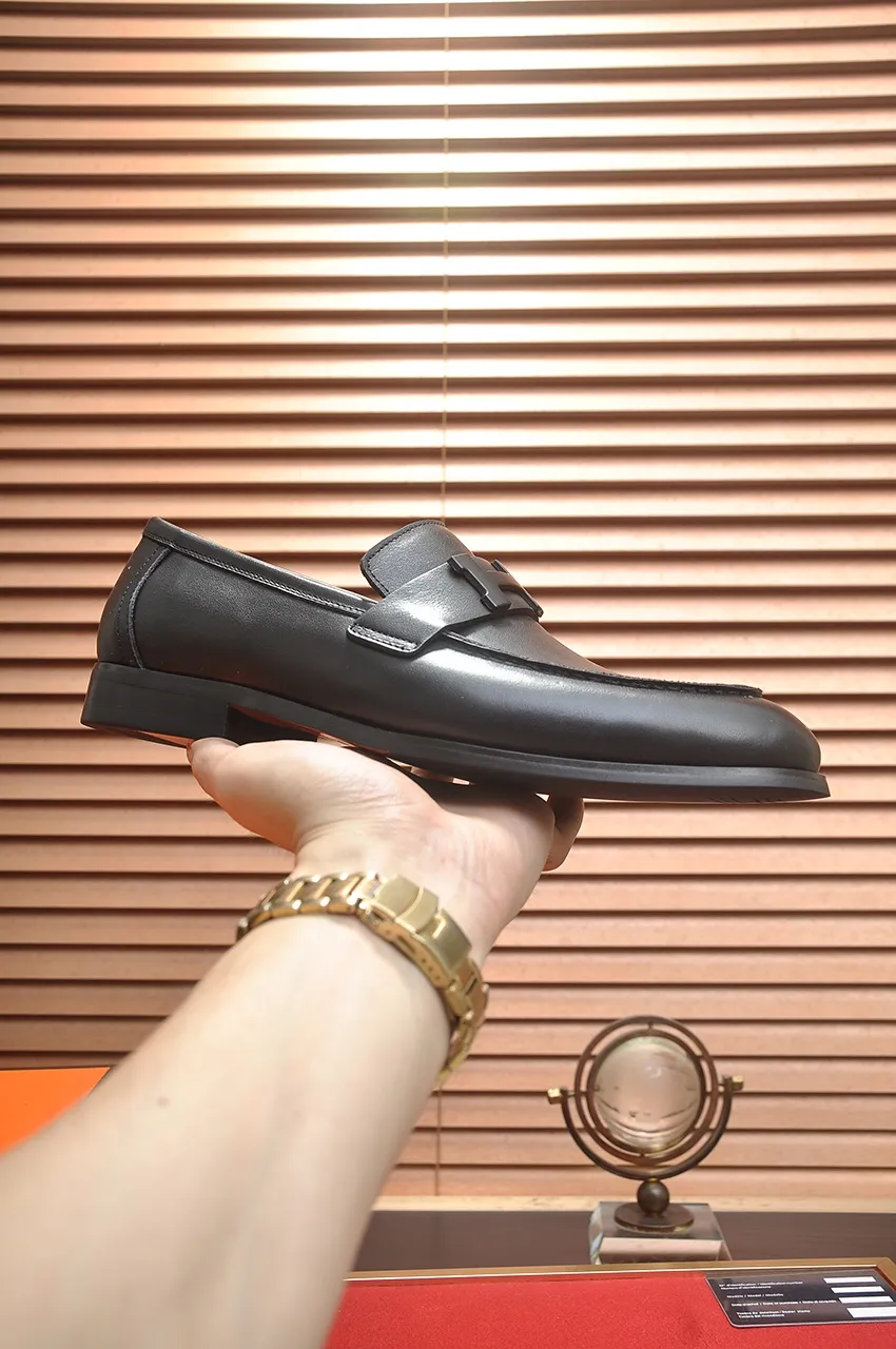Men's shoes💰520💶[HERMES] (cowhide lining)🍀Italian top luxury🍀He does not pursue novel styles and gorgeous colors, but attracts the favor of successful men with his flawless, elegant and classic style. Formal leather shoes This very comfortable, simple and stable style allows you to easily match any style! The pattern is absolutely 1:1 refined from the original case, and we strive for excellence in materials, imported cowhide + cowhide lining💪💪💪extraordinary texture👍! .Code number: 38-45 (45 customized)